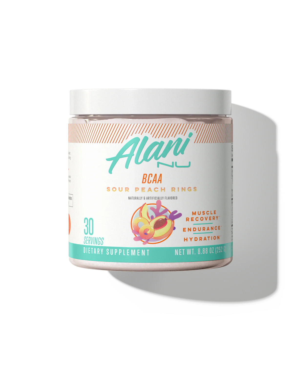 Alani Nu Sour Peach Rings BCAA 30 Servings