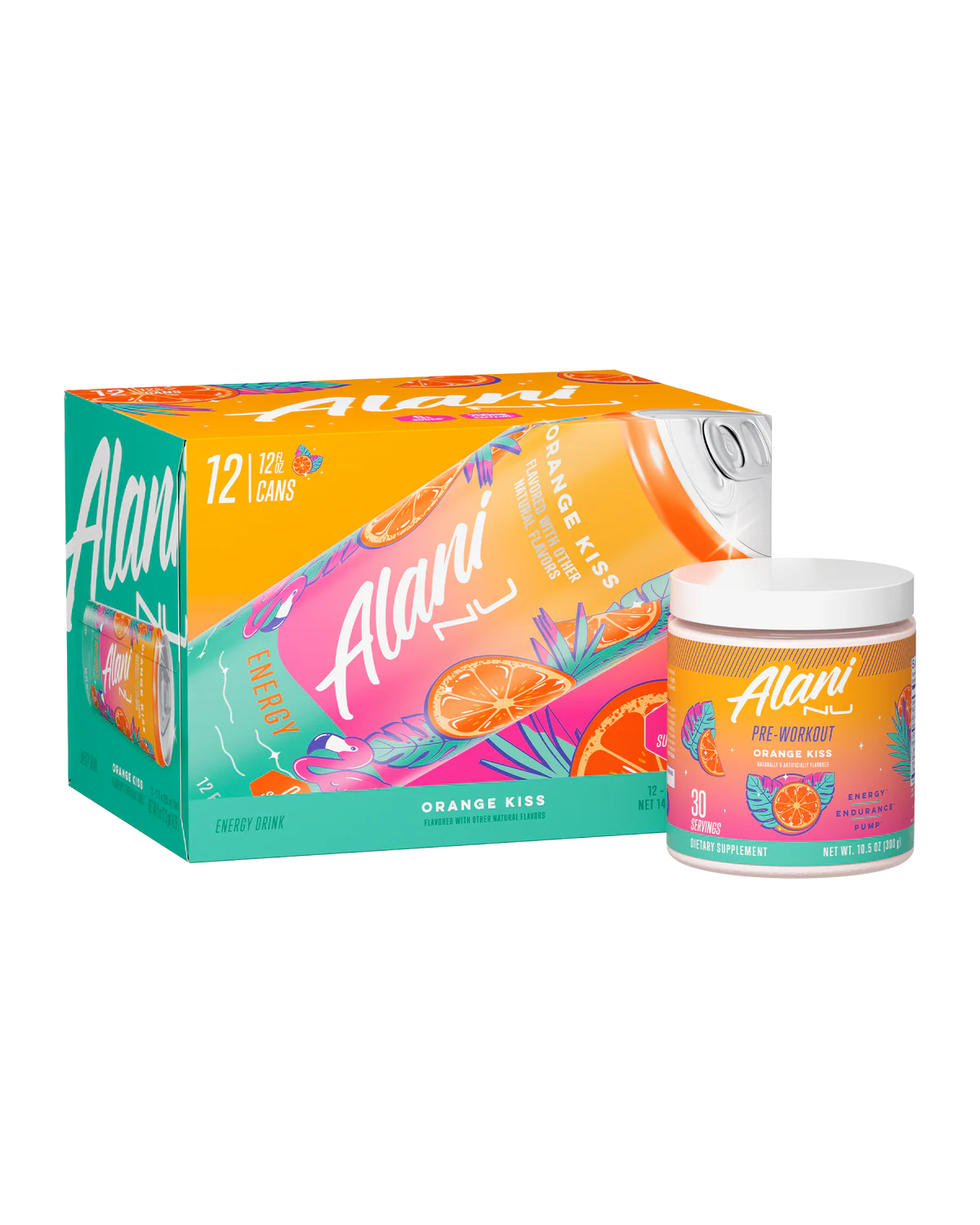 Energy Drink & Pre-Workout - Orange Kiss - Alani Nu