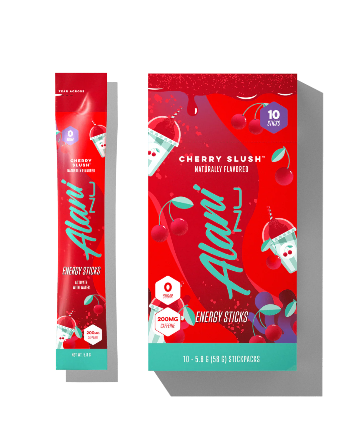 Alani Nu Cherry Slush Energy Sticks 10-Pack
