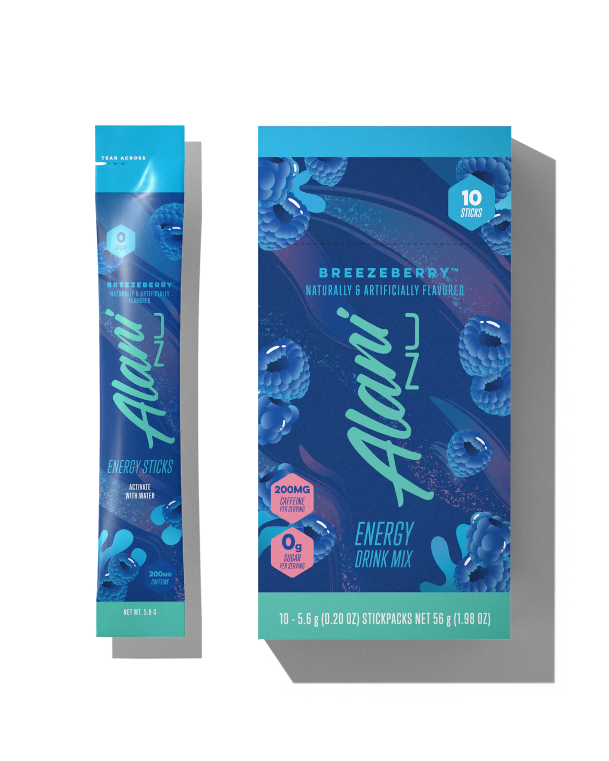 Alani Nu Breezeberry Energy Sticks 10-Pack