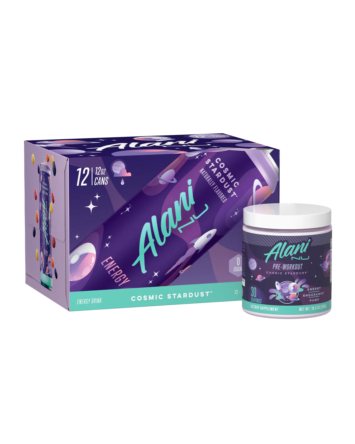 Energy Drink & Pre-Workout - Cosmic Stardust - Alani Nu